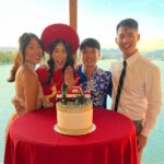 Eddie Liu Instagram - Congratulations @kendo482 and @meganhui! So grateful to be your friend and to have been part of your special day - both at Ken's Super Secret Stunt 💍 and your wedding day. You two are the best and deserve all the best. #fakefallingforrealove