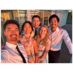 Eddie Liu Instagram - Congratulations @kendo482 and @meganhui! So grateful to be your friend and to have been part of your special day - both at Ken's Super Secret Stunt 💍 and your wedding day. You two are the best and deserve all the best. #fakefallingforrealove