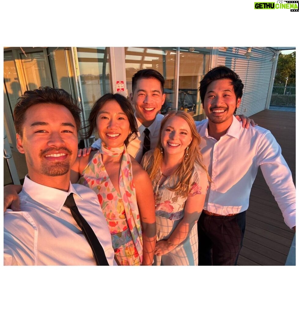 Eddie Liu Instagram - Congratulations @kendo482 and @meganhui! So grateful to be your friend and to have been part of your special day - both at Ken's Super Secret Stunt 💍 and your wedding day. You two are the best and deserve all the best. #fakefallingforrealove