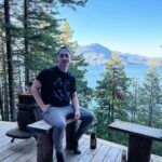 Eddie Liu Instagram - Indoor cat goes outdoors; has a really nice time. Swipe to the last slide to see how dangerous I am with an axe...and by that I mean a liability (my bad, Kendell @bootneck_45). British Columbia, Canada