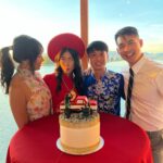 Eddie Liu Instagram - Congratulations @kendo482 and @meganhui! So grateful to be your friend and to have been part of your special day - both at Ken's Super Secret Stunt 💍 and your wedding day. You two are the best and deserve all the best. #fakefallingforrealove