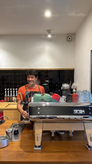 Edo Borne Instagram - #bartakeover 
Thanks @edoborne visiting us and make special coffee version of you ☕

#lembahpatih #coffeeshop