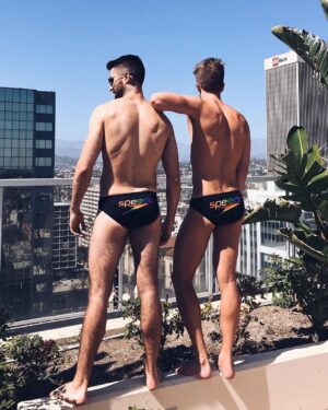 Eduardo Sanchez-Ubanell Instagram - @samstryker and I auditioning to be Marvel’s first openly gay superheroes. What should our first movie be called? 🦸‍♂️🏳️‍🌈 #pride #pridemonth #tbt