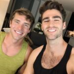 Eduardo Sanchez-Ubanell Instagram - New YT video, link in bio! @andrewgoesplaces and I answered your questions to test “how gay we are.” Who do you think won? 🏳️‍🌈🤔 West Hollywood, California