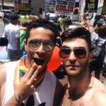 Eduardo Sanchez-Ubanell Instagram - What a weekend! Best pride yet ❤️🧡💛💚💙💜 #pride #gaypride #lapride PRIDE
