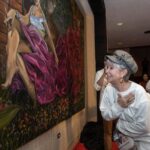 Ektor Rivera Instagram - The past few days have been amazing. Expressing my admiration to Rita Moreno through one of my paintings is a true blessing. Sharing that moment with Lin-Manuel Miranda and his family was really special. I was able to see the little girl in Rita’s eyes, and that’s an experience I will never forget. 🌺🇵🇷❤️ Thank you @endervega @lin_manuel @vegalteno - Los pasados días han sido increíbles. Expresarle a Rita Moreno mi admiración a través de una de mis pinturas es un sueño hecho realidad. Compartir ese momento con Lin-Manuel y familia fue bien especial. Pude ver de frente a la niña en los ojos de Rita y eso es una experiencia que nunca voy a olvidar. 🙏 - 👔 @edcoriano @boss Centro De Bellas Artes, Santurce