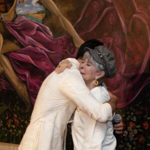 Ektor Rivera Instagram - The past few days have been amazing. Expressing my admiration to Rita Moreno through one of my paintings is a true blessing. Sharing that moment with Lin-Manuel Miranda and his family was really special. I was able to see the little girl in Rita’s eyes, and that’s an experience I will never forget. 🌺🇵🇷❤️ Thank you @endervega @lin_manuel @vegalteno 
-
Los pasados días han sido increíbles. Expresarle a Rita Moreno mi admiración a través de una de mis pinturas es un sueño hecho realidad. Compartir ese momento con Lin-Manuel y familia fue bien especial. Pude ver de frente a la niña en los ojos de Rita y eso es una experiencia que nunca voy a olvidar. 🙏
-
👔 @edcoriano @boss