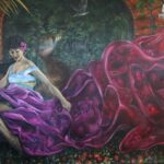 Ektor Rivera Instagram - Pintura dedicada a un tesoro de nuestra patria, Rita Moreno. Aquí les presento cada detalle en el proceso de creación. Un trabajo de varios meses, pero cada segundo valió la pena.🙏🇵🇷 Thank you @lin_manuel @vegalteno @endervega #FamMiranda 🇵🇷 Gracias, @theritamoreno 🌸 - ‘Rita’ #AcrylicOnCanvas 8’ x 11’ La pieza se estará exhibiendo indefinidamente en @cbasanturce 🎨 - Music: @proleter_official