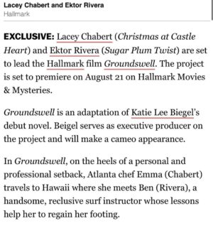 Ektor Rivera Instagram - I’m very excited and grateful for this new upcoming project with the @hallmarkchannel family. It was one of the most fun experiences I've ever had filming and I can't wait for you to see the result. #Groundswell 🏝#Hawaii