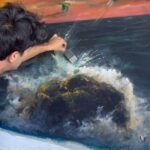 Ektor Rivera Instagram – In progress. 🎨 No se dejen engañar por el paisaje, más arriba está el mensaje. #ComingSoon
