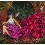 Ektor Rivera Instagram – NEW PRINT AVAILABLE NOW
LINK IN BIO – La pieza podrá ser adquirida ONLINE, o personalmente durante las funciones de #Hamilton en el Centro de Bellas Artes de Puerto Rico.🇵🇷 Parte de las ganancias irán a beneficio de #FlamboyánArtsFund y @hispanic_federation 
–
El objetivo de esta pieza de arte es documentar parte de la inspiradora vida y legendaria carrera artística de Rita Moreno, mujer puertorriqueña que abrió puertas inimaginables en el mundo del entretenimiento, marcando un precedente histórico a través de su activismo y posición como mujer latina.
–
“The objective of this piece of art is to document part of the inspiring life and artistic career of Rita Moreno, a Puerto Rican living legend who opened unimaginable doors in the entertainment industry, setting a historical precedent through activism and her position as a Latina woman.”
–
‘Title: ‘RITA’ (2023)
Digital Pigment Print (Giclée)
Limited Edition of 300
Size: 24’x 32″
Watercolor Paper, 100% Acid Free, 300g
Numbered and Signed Includes an Authenticity Card
💛A portion of the proceeds will benefit: #FlamboyánArtsFund & @hispanic_federation