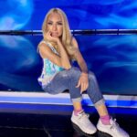 Elena Tsavalia Instagram - Fashion is a trend. Style lives within a person. ~ Oscar de la Renta ~ Thank you @annaziazia ❤️ @olga_tatsi ❤️ @seminastella ❤️ #tv #tvshow #saturday #saturdaynight #game #weplay #style