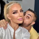 Elena Tsavalia Instagram - A photo, a moment, a short story…❣️ Love you @marios_psaroudakis ❤️ #theatre #laugh #summer2023 #summernights #seferlisteam #friends #friendship #kiss Delfinario-Seferlis