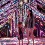 Elisabetta Fantone Instagram - I always tell her to never let anyone dull her shine. To shine your brightest light is to be who you are. ⭐ Sparkle and Shine @happygolucky_exhibit with @abbielondon.co #art #artinstallation #artexhibit #lightshow #immersiveart #happygolucky #aventuramall #miamiart #artinmiami #mesmerizing #inspirational #psychedelic Happy-go-lucky