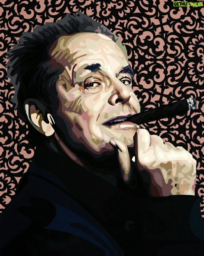 Elisabetta Fantone Instagram - Smokin' Jack Dimensions: 22" x 17" High Quality Acrchival Paper Lightly Embossed Giclée Ink Signed & Numbered by Artist Print Run: 20 Only a few are still available at @mywallcandy or on my website www.elisabettafantoneart.com #jacknicholson #popart #printsforsale #artforsale #modernart #fineart #portraitart #portraiture #fineart #artoninstagram