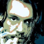 Elisabetta Fantone Instagram - I painted this portrait of Johnny Depp back in 2010. It was part of my 'Now and Then' solo show at the @thompsonlandrygallery during the Toronto Film Festival back in 2011. 48"x36" - Acrylic on canvas #Sold - @johnnydepp Toronto, Ontario