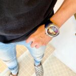 Elisabetta Fantone Instagram - One of my two @corumwatches design. The #Monalisa #BubbleWatch This was one of my many favorite collaborative projects which I got to present in #Switzerland The watch was sold in limited edition across the globe. Corum gave me full artistic freedom to develop and design both the watch and the case. The watch represents the Monalisa which became the victim of what has been described as the greatest art theft of the 20th century thus making her a media sensation. The watch case represents the Louvre Museum. What an honor it was to collaborate with such a reputable and luxurious watch brand. #luxurytimepieces #luxurywatch #watches #collectionwatch #Monalisa #Louvre #watchcollection #corumwatches
