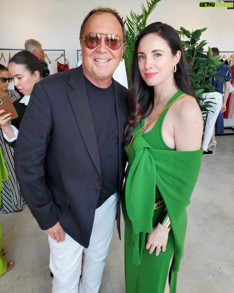 Elisabetta Fantone Instagram - @michaelkors new SS23 Collection has all the Miami vibes. So glad I got to hear all about his inspiration behind every piece of the collection at a private presentation over the weekend. Thank you @debra_margles for the invite! You can shop the collection at the @faena Art Room located at 3420 Collins Ave. in Miami Beach until March 12th. #MichaelKors #MichaelKorsCollection