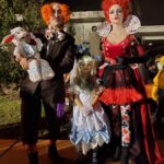 Elisabetta Fantone Instagram - 'We're all mad here' #AliceinWonderland - #Halloween2023 We made it back home in time for Halloween! It's that one time of year I have an actual excuse to make costumes. I had two days to hand sew and style all our costumes and we won our neighborhood's costume contest for the third year in a row. Love making these memories for our children. Hope you all enjoyed your night. 🎃 #queenofhearts #madhatter