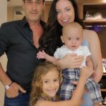 Elisabetta Fantone Instagram - Always better together 💙 @abbielondon.co @patco007 #alwaystogether #familystrong #familybond #miraclebaby #warriorbaby #travelfamily