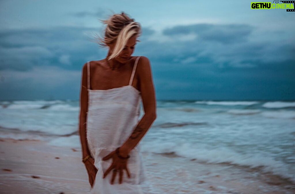 Eliza Coupe Instagram - Scroll on through to see the impromptu photoshoot before my birthday dinner outside @realcoconutkitchen in Tulum two days ago. The sorceress who is @sea.lua walked in and said her gift was to capture the moment... it was only about 8 minutes of captures. Just the two of us, no glam squad no nuthin....Just the magic of sacred Tulum as our backdrop and the energy of the elements and us. As I look at these pictures, I see freedom. I am not sure I have ever seen that in a picture of me. So many shackles to expired realities... and alas... now I am free. And each day I will slough off another layer and perhaps next year or next week or even tomorrow, I will see an even freer me. As that is how is to be the truth of who we came here to be... shedding and transmuting all the tired stories of who we think us to be. I am so grateful for this life. Every single moment of these 40 years...this time around...they brought me here and here is a stunning place to be. Dress by @yevadon 🤍 #love #gratitude #tulum #powerful #freedom #be #open #expand #elevate #trust #impeccable #impeccability #integrity #precision #clarity #raiseyourvibration #ootd #beach #flow #farts Tulum, Mexico