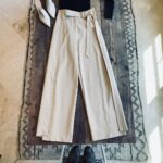 Eliza Coupe Instagram - First up…. I wore this outfit at New York Comicon for Future Man a few years ago. Swipe on through to see the whole look… The shoes are white patent leather stiletto mules size 8.5 by Gianvito Rossi. Pants are Dion Lee size small/medium. I loooove this whole get-up and also the pieces worn separately are equally magical. Pants: $400 Shoes: $300 DM for purchases. 🪶 #upcycle #redcarpet #fashion #thrift #ootd #comiccon #futureman #repurpose #reenergize #love