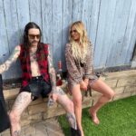 Eliza Coupe Instagram - The Marks’ 🖤 #love #corona #hottrash #hoteverything #bde