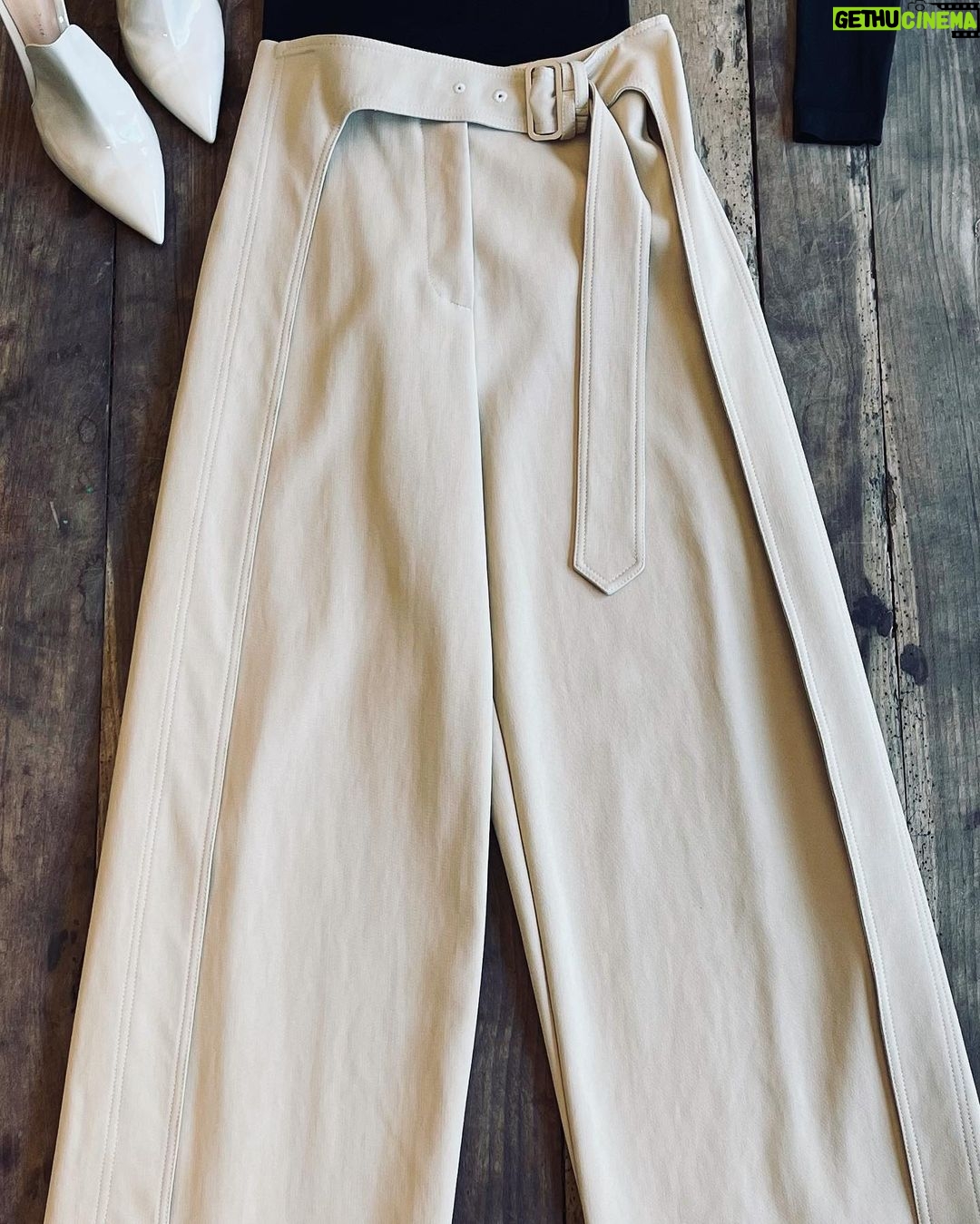 Eliza Coupe Instagram - First up…. I wore this outfit at New York Comicon for Future Man a few years ago. Swipe on through to see the whole look… The shoes are white patent leather stiletto mules size 8.5 by Gianvito Rossi. Pants are Dion Lee size small/medium. I loooove this whole get-up and also the pieces worn separately are equally magical. Pants: $400 Shoes: $300 DM for purchases. 🪶 #upcycle #redcarpet #fashion #thrift #ootd #comiccon #futureman #repurpose #reenergize #love