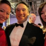 Elizabeth Chai Vasarhelyi Instagram - Academy gala! @nyadmovie @jimmychin @janetyangofficial @carolinaherrera