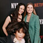 Elizabeth Chai Vasarhelyi Instagram - @nyadmovie premiered in theaters last week on October 20th. It will continue to play this week on the big screen worldwide until it debuts on @netflixfilm November 3rd. There have been many special moments especially as we’ve been working on this film for over three years and it’s our “narrative feature” (fiction) debut. With al the suffering in the world it’s been hard to find the words or motivation to share these moments as there are CRITICAL events and issues right now both here and abroad. That said, @nyadmovie is based on the true story of Diana Nyad who woke up at 60 and realized that while the world thinks it’s done with her - she’s not done. Nyad goes on to attempt her dream swim the 110 miles from Cuba to Florida. Working with Annette Bening, Jodie Foster, Rhys Ifans, Chris Tellefsen @jakebraver @claudiomirandadop @alexandredesplatofficial @jimmychin many of whom are parents to daughters and understand the importance of this story. It’s been a privilege working with all of you. Thank you. And the cake is the brainchild of @ccpanos 🙏♥️🙏 New York, New York