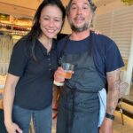 Elizabeth Chai Vasarhelyi Instagram - Welcome to the hood @robertaspizza #montauk Carlo is one of those friends whom I’ve known through many lifetimes it was amazing to fete the coolest or should I say hottest chef around - #carlomirarchi opening night in Montauk! (And intro him to @jimmychin and M&J) We enjoyed the clam pizza and more pizzas, squid, endive salad, The Uni (a la a buckwheat crepe) and of course the epic soft serve… the vibe is chill and fun but come for the food - it’s delicious. Congratulations Carlo. Montauk, New York
