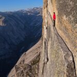Elizabeth Chai Vasarhelyi Instagram - Friends I'm so excited to say that @jimmychin gorgeous photo book debut is in stores now. Long overdue I'm so proud of this work and the opportunity to hear some of the stories behind his most iconic images. It's 20 years of transcendent work that documents this life on the edge that Jimmy created for himself (before I came along with the kids and blew everything up) - there and back again: photographs from the edge. Link in bio!