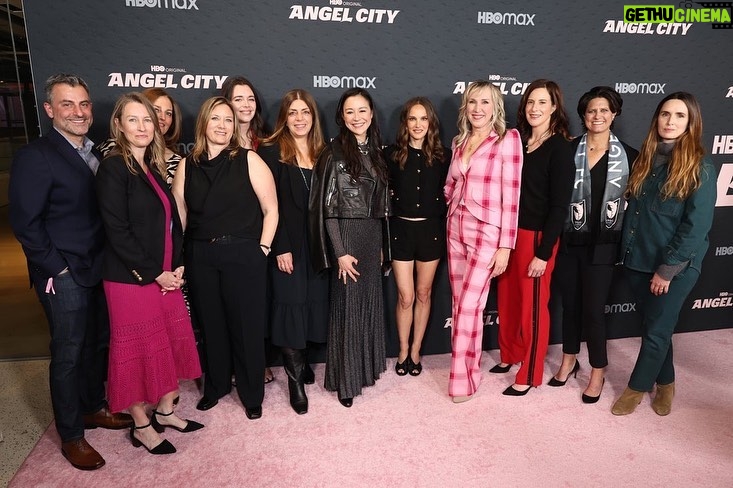 Elizabeth Chai Vasarhelyi Instagram - @weareangelcity thank you for allowing us to share your story! Here’s to the dynamic and brilliant women who brought this dream football team and intrepid docuseries project to life! Congratulations @hbo our amazing executives, our fearless leader @natalieportman @mountaina @annacmbarnes @a.full.nelson @christine_omalley make sure to tune in for part 1 May 16th. Make it a family event you won’t regret it. 👗@cateholstein @khaite_ny @carolyntangel 🙏 photos @randyshropshire / Getty images