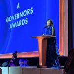 Elizabeth Chai Vasarhelyi Instagram - Date night!!!! The @theacademy Govenors’ awards a magic evening honoring the work of four exceptional artists. There were tears of joy and sadness but all in all a true celebration of cinema and love. And we got see @im.angelabassett @officialmelbrooks @jimmychin @nyadmovie @janetyangofficial @sundancesatter @oscardelarenta