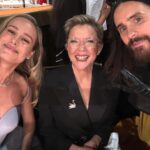 Elizabeth Chai Vasarhelyi Instagram - @goldenglobes with @nyadmovie Annette Bening and Jodie Foster no gold needed to witness your reign. We are so so grateful and proud to go on this epic journey with you. Bravo and so well deserved to #beef @steveyeun @jimmychin @diananyad @jaredleto @brielarson @rajendraroyinsta @cameronpbailey @rogerrosswilliams @rachelbrosnahan @bonniestoll @juliaallyncox @carolinaherrera @ireneneuwirth