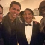 Elizabeth Chai Vasarhelyi Instagram - @goldenglobes with @nyadmovie Annette Bening and Jodie Foster no gold needed to witness your reign. We are so so grateful and proud to go on this epic journey with you. Bravo and so well deserved to #beef @steveyeun @jimmychin @diananyad @jaredleto @brielarson @rajendraroyinsta @cameronpbailey @rogerrosswilliams @rachelbrosnahan @bonniestoll @juliaallyncox @carolinaherrera @ireneneuwirth