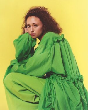 Ella-Rae Smith Instagram - Had a chat with @londonfabricmag about all things acting, my over excitement for @sweetheart_film release and my insatiable love for London 💚

shot by - @silviadraz 
styling - @hollyevawhite 
makeup - @justinejenkins 
hair - @naradkutowaroo 
editor & words - Liz Skone James
art direction - Penny Clements

The biggest thanks to the whole team, & last but not least @pinnaclepruk ✨💛