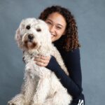 Ella-Rae Smith Instagram – five years of Pippin 🎂 happy birthday bestie 🐩🤍