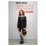 Ella-Rae Smith Instagram - a little @miumiu moment 🎁 Miu Miu select X Emma Corrin So much fun that I lost a button 🫠 Glam by my faves @emilywoodmakeup and @hairbycarlcampbell 🖤 And biggest thanks to my dream team at @unitedagents ✨