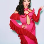 Ella Vaday Instagram - Brightening up your Thursday Feed! Finally got to shoot with @tbuck9 📸 Dress - incredible @jeffreykellydesigns for dragcon LA Shoes @bakeashoe Hair @venus.nv