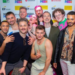 Ella Vaday Instagram - Such an camp night at the @studentpride launch night last Friday! Thanks for having me! 

Ps Sorry & Thanks to the guy @imjamesbarr asked to hold the lamp shade hahah