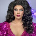 Ella Vaday Instagram - Fri-nally Friday! #TGIF That time of the week chatting to the latest eliminee from @dragraceukbbc Interview out tomorrow on @attitudemag ‘s YouTube Hair @howsyourheadwigs Outfit @folx.atelier Contacts @lensdotme_official @solotica Earrings @lovisajewellery