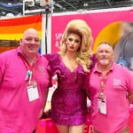 Ella Vaday Instagram - @rupaulsdragcon DAY 2 Had lots of lovely visitors, and of course the mothership! My mum had the best time meeting lots of fans, I swear she’ll have her own drag mums booth next year haha Also went and got a picture at the @breastcancernow booth , a cause very close to my heart