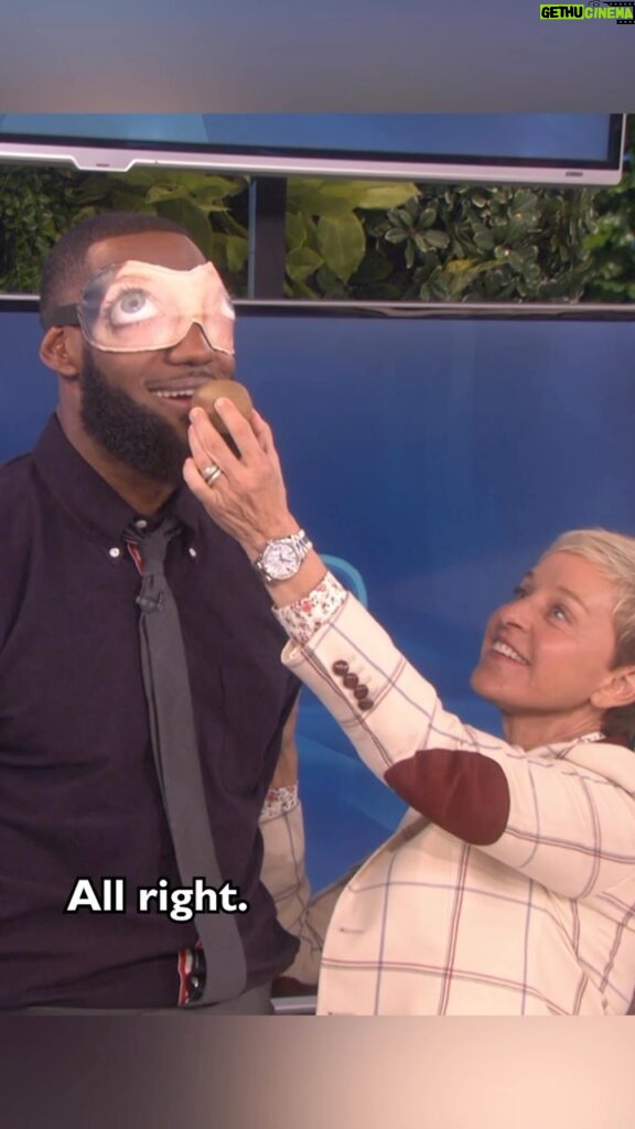 Ellen DeGeneres Instagram - Lebron James and Channing Tatum did some dares for charity.