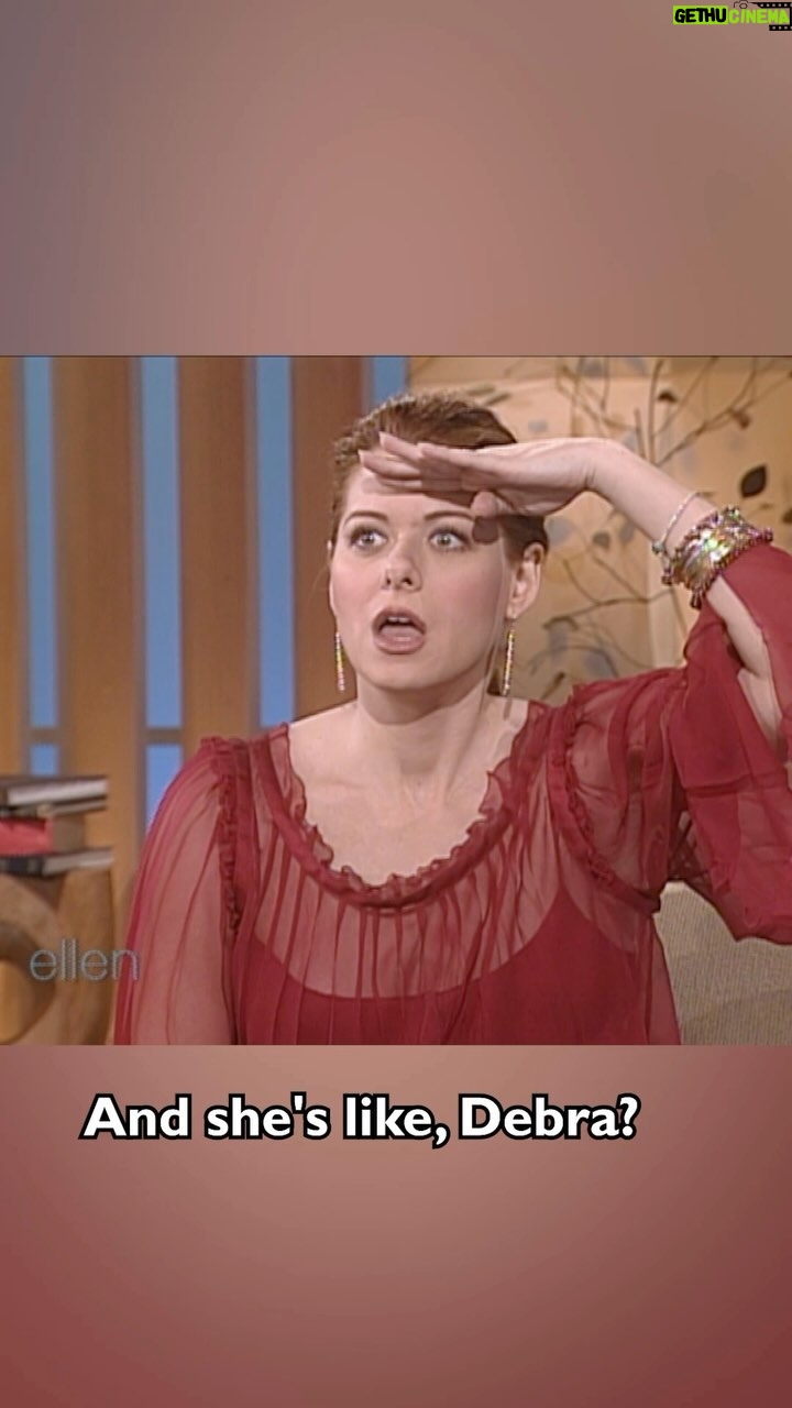 Ellen DeGeneres Instagram - In 2004, Debra Messing told me about her encounter with Barbra Streisand.