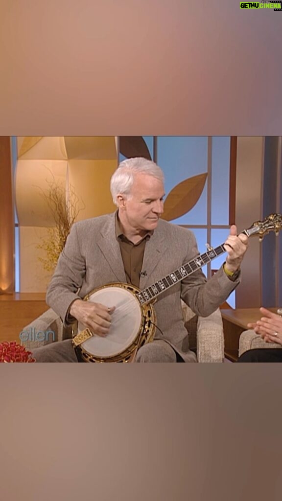 Ellen DeGeneres Instagram - Did you know Steve Martin can play the banjo?