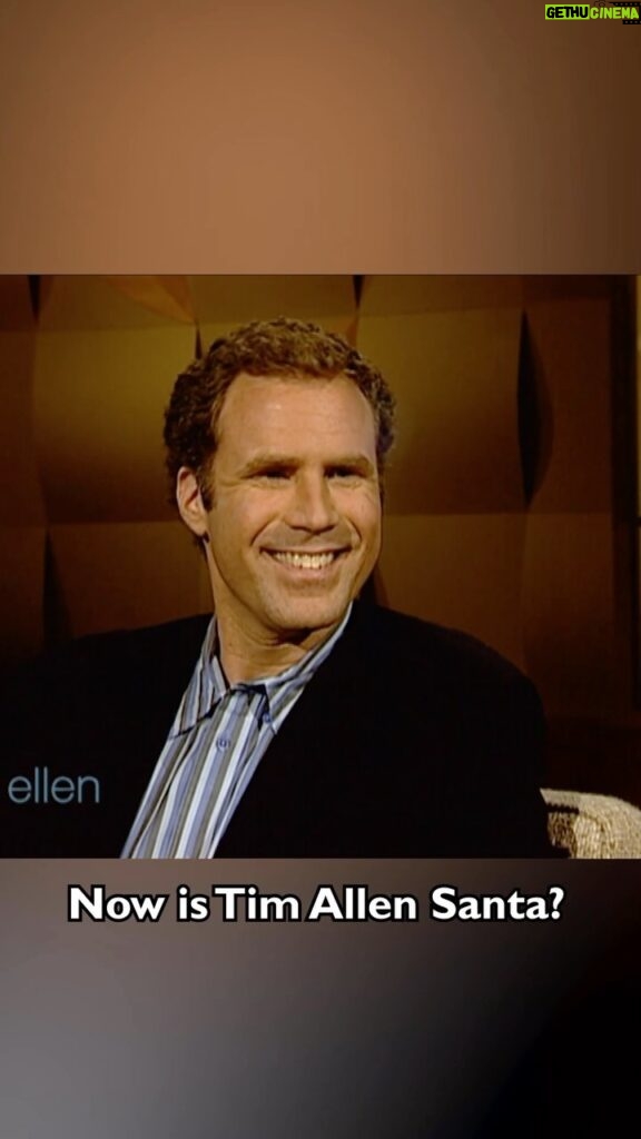 Ellen DeGeneres Instagram - 20 years ago, Will Ferrell was super busy spreading Christmas cheer, he showed up on the wrong day to promote his new movie, Elf. Son of a nutcracker!