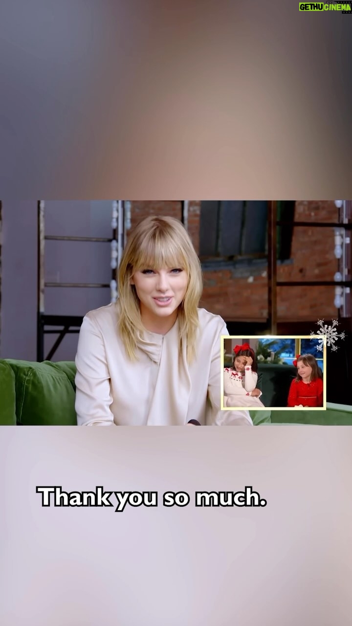 Ellen DeGeneres Instagram - @taylorswift helped me surprise this deserving family and I will never forget what happened next.