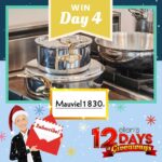 Ellen DeGeneres Instagram - It’s Day 4 of 12 Days giveaways! These gifts are out of this world, and I’m just getting cooking. And so are you! At least you will be with this incredible cookware set from the incredible French kitchenware brand Mauviel. The only way to enter the #giveaway is through my newsletter, so make sure to check your inbox for the link to enter. Or sign up to start receiving my newsletter through the link in my bio or at ellenshop.com/12Days. Good luck! #Ellens12Days
