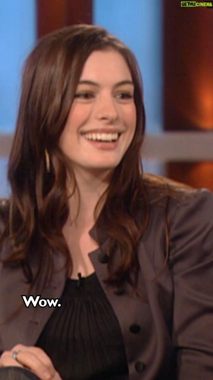 Ellen DeGeneres Instagram - @annehathaway talked about Meryl Streep’s method acting on the set of ‘The Devil Wears Prada.’